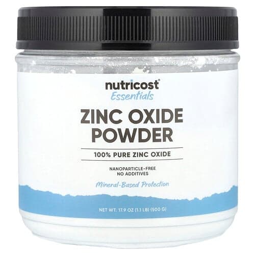 Nutricost, Essential, Zinc Oxide Powder, 17.9 oz (500 g)