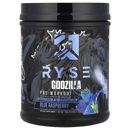 RYSE, Godzilla, Pre-Workout, Blue Raspberry, 1.7 lbs (772 g)