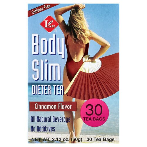 Uncle Lee's Tea, Body Slim Dieter Tea, Cinnamon, Caffeine Free, 30 Tea Bags, 2.12 oz (60 g)