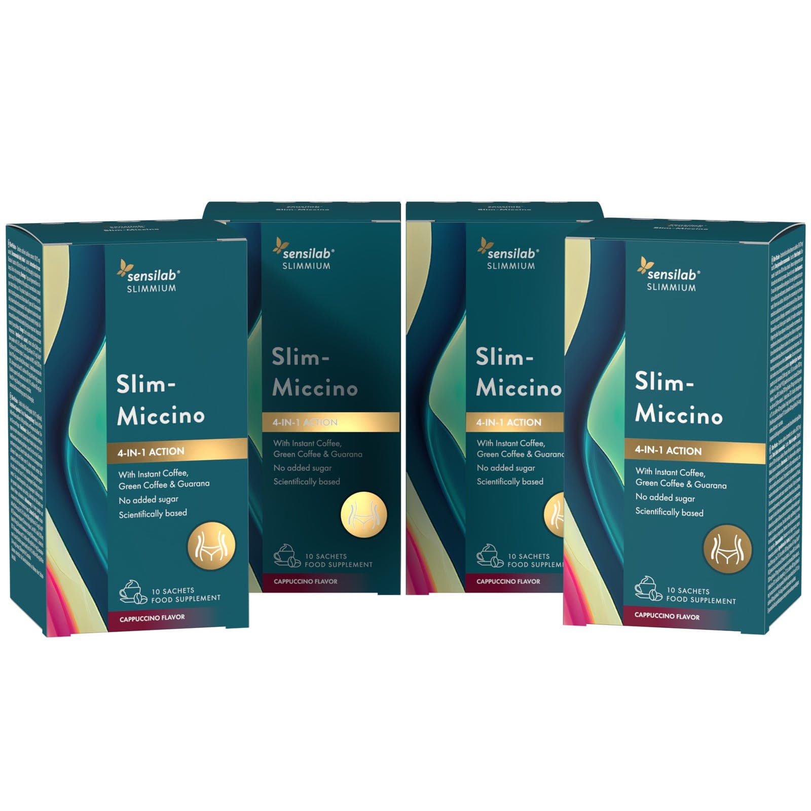 4x Slimmiccino XXL - Weight-Loss Coffee with Green Coffee