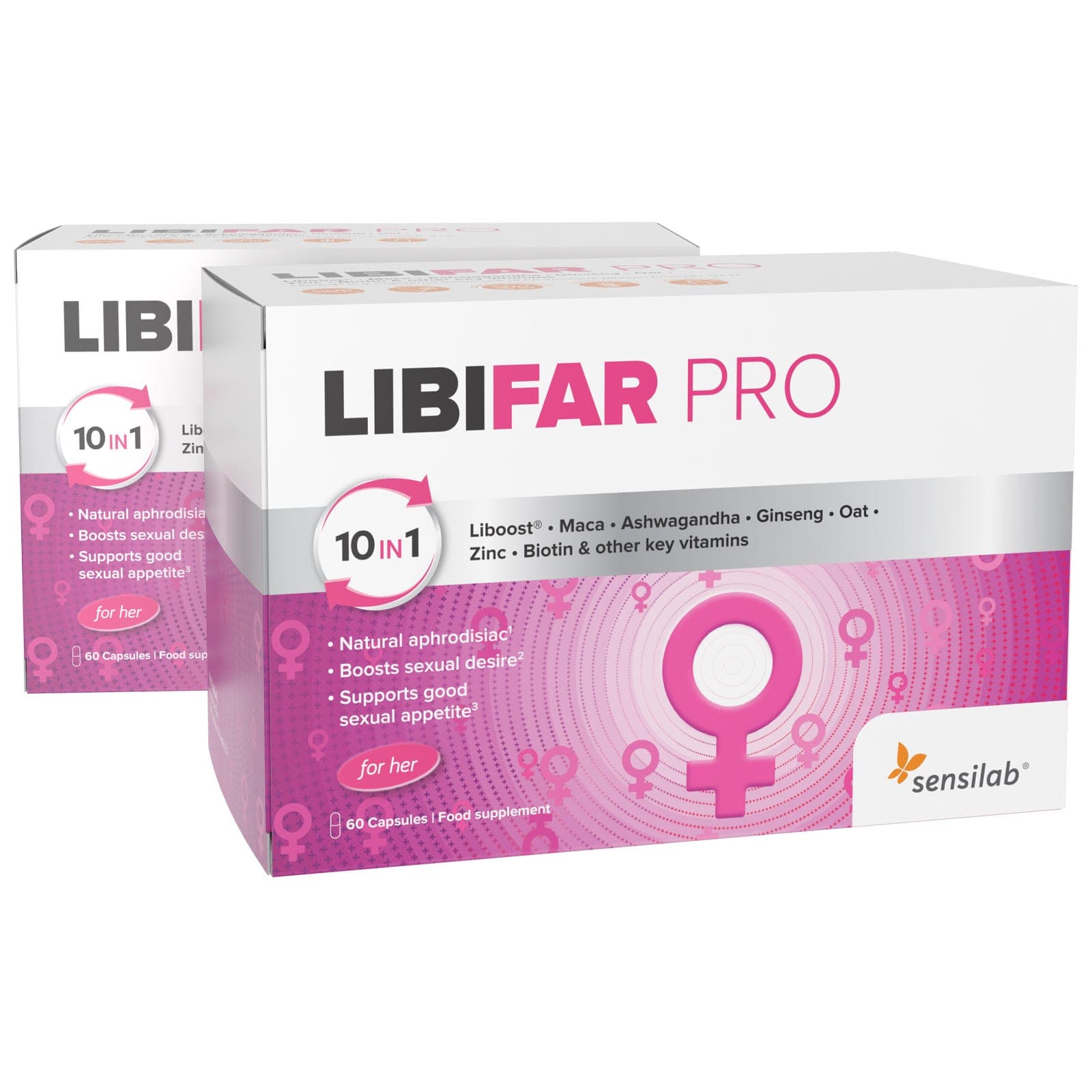 LibiFAR PRO – Libido Booster, Increases Female Libido Instantly 2-Pack