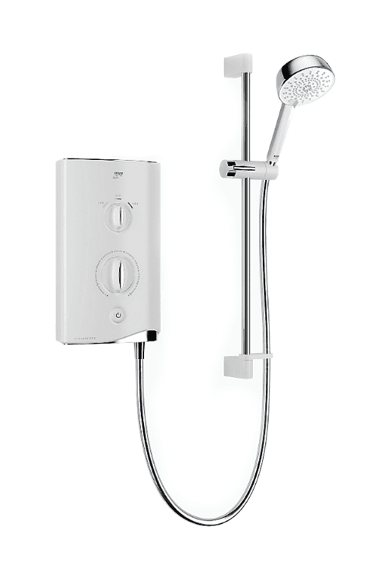 Mira Sport 10.8kW Airboost Electric Shower White/Chrome