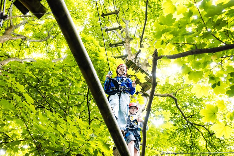 Treetop Adventure Entry For One At Squirrel'S Scramble - 10Am Weekend Slots | Wowcher