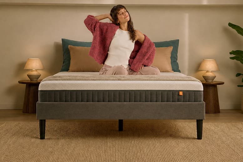 Emma Original Lite Hybrid Mattress - 3-Zone Comfort, 5 Sizes | Wowcher