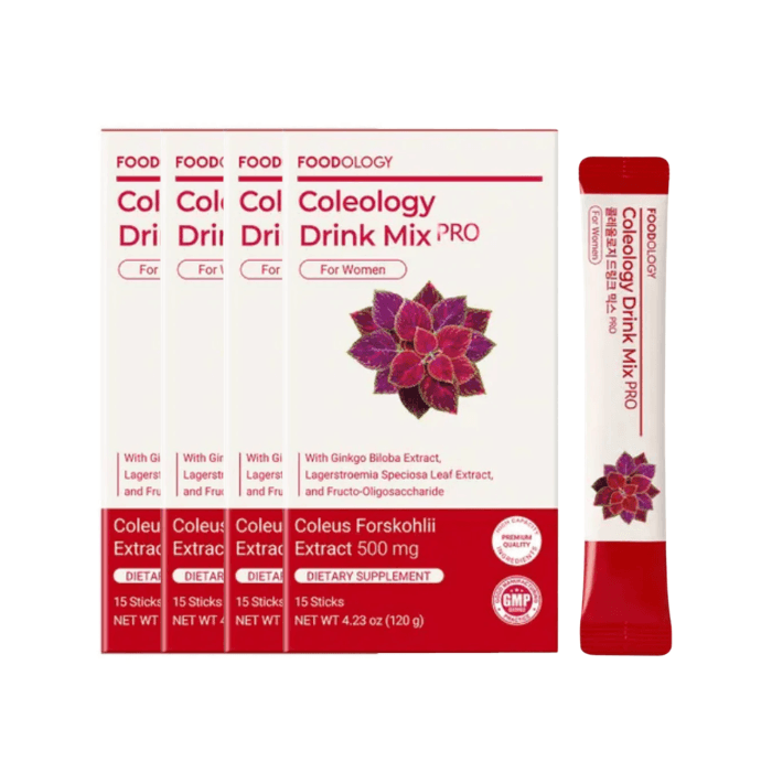 [Deal] FOODOLOGY - Coleology Drink Mix PRO - 15sticks (4ea) Set