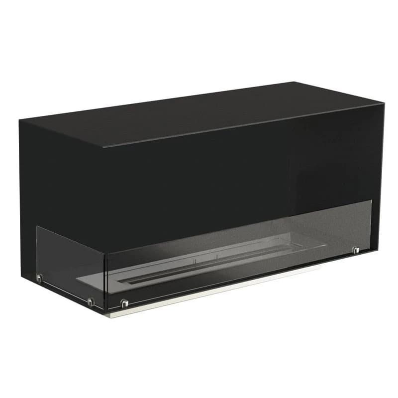 Foco Corner Left 1000 - Stylish corner bioethanol fireplace - Choose manual or automatic burner - Easy installation