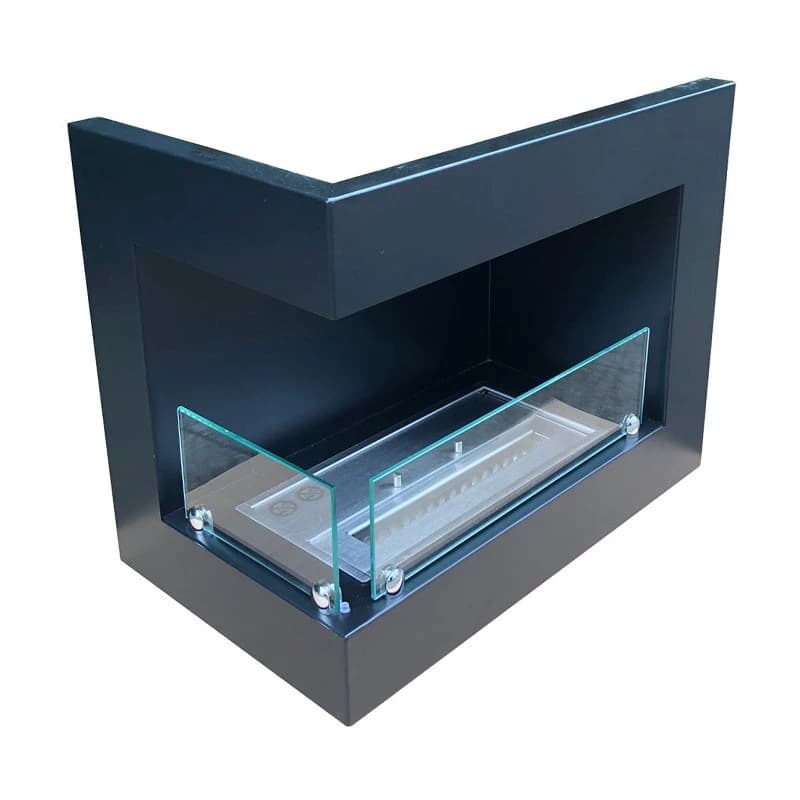 ScandiFlames Corner fireplace 50 cm - Left-facing corner bioethanol fireplace - no electricity or chimney needed