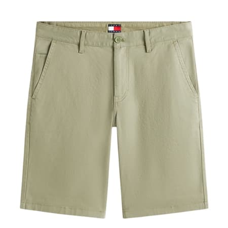 Tommy Jeans Scanton Twill Slim Chino Shorts - Green - 30