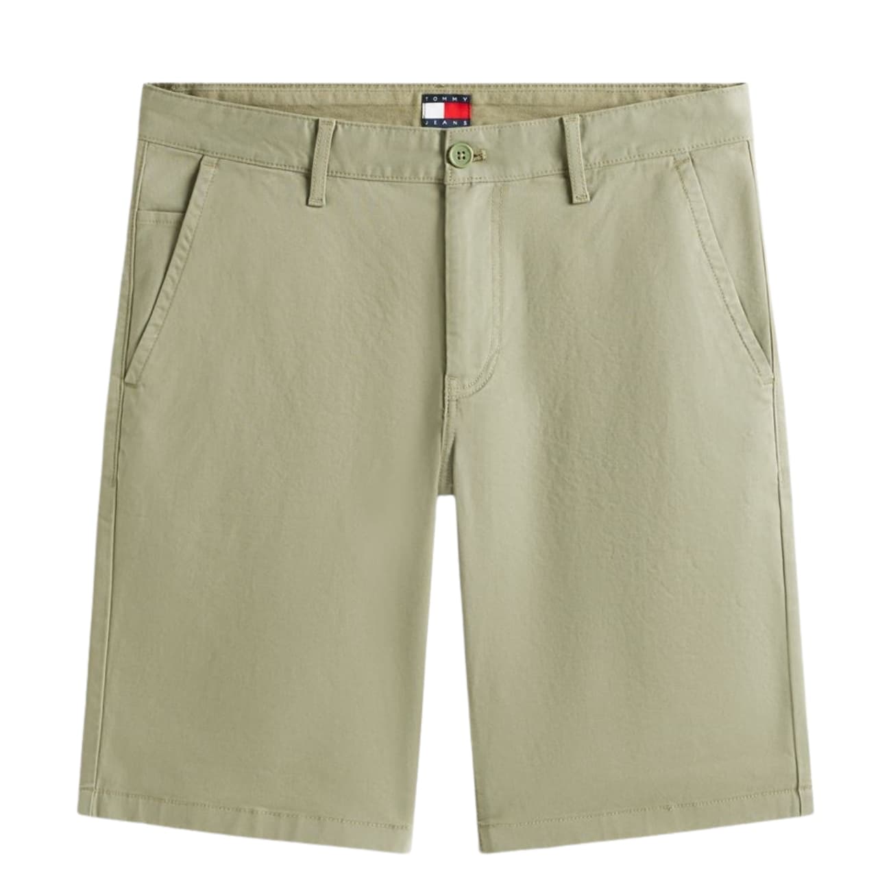 Tommy Jeans Scanton Twill Slim Chino Shorts - Green - 30