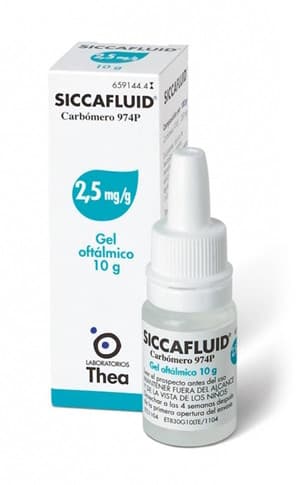 Siccafluid gel oftalmico  2,5mg g 10g