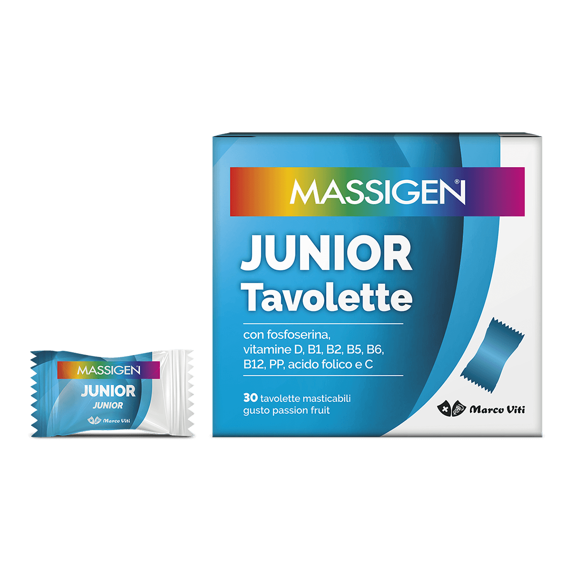 Massigen junior 30 tavolette masticabili