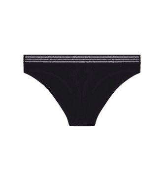 Emporio Armani for woman. EW001841_AF19029 Black fabric briefs (M), Homewear, Cotton