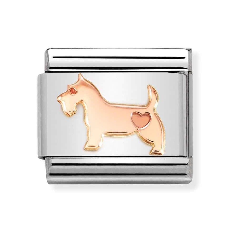 Nomination Dog Rose Gold Charm