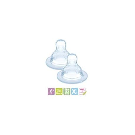 MAM Baby - Mam Tettarelle 6+ misura X 2 Pezzi