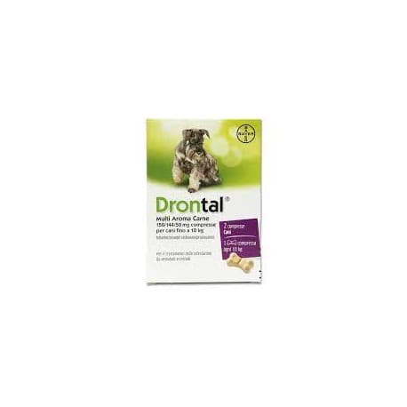 Bayer Div. Animale - Drontal Multi Aroma Carne 2 Compresse per Cani
