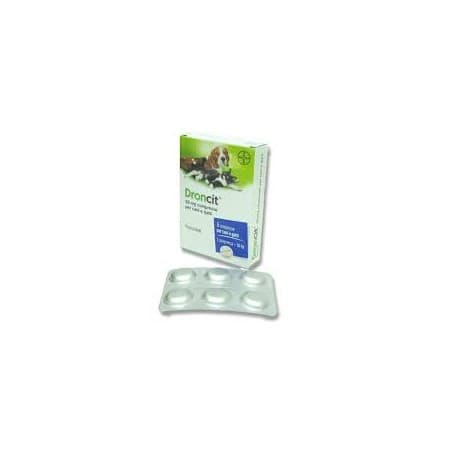 Vetoquinol - Droncit 50 mg Farmaco veterinario per infestazioni parassitarie di cani e gatti 6 Compresse
