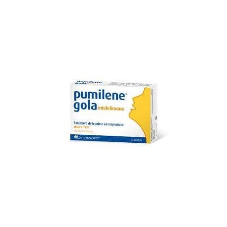 Montefarmaco - Montefarmaco Pumilene Gola Miele Limone 24 Pastiglie