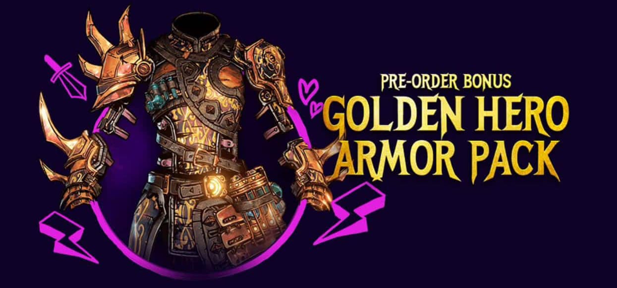 Tiny Tina's Wonderlands: Golden Hero Armor Pack EUROPE