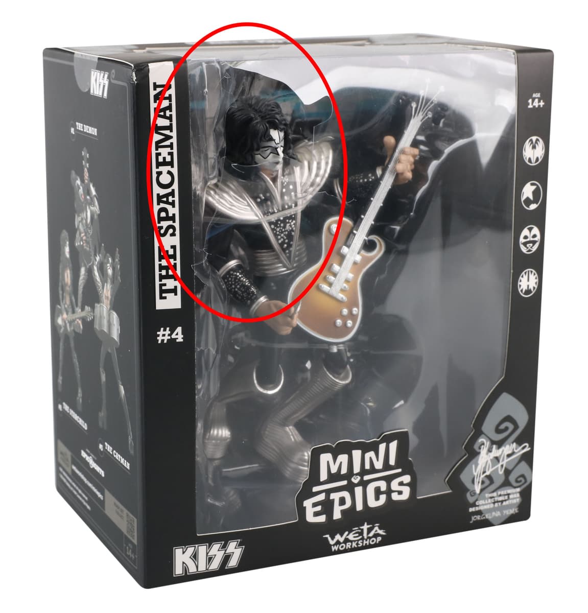 figure KISS - The Spaceman - DAMAGED