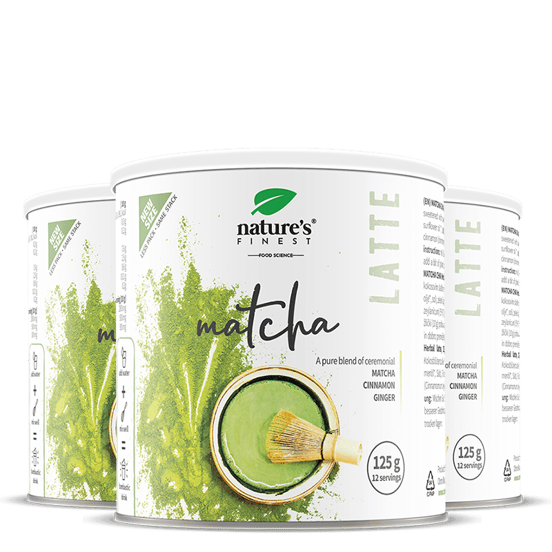 Matcha Chai Latte | Rich in Chlorophyll | Matcha, Cinnamon, Ginger | Natural Alternative to Coffee | Antioxidants | More Energy