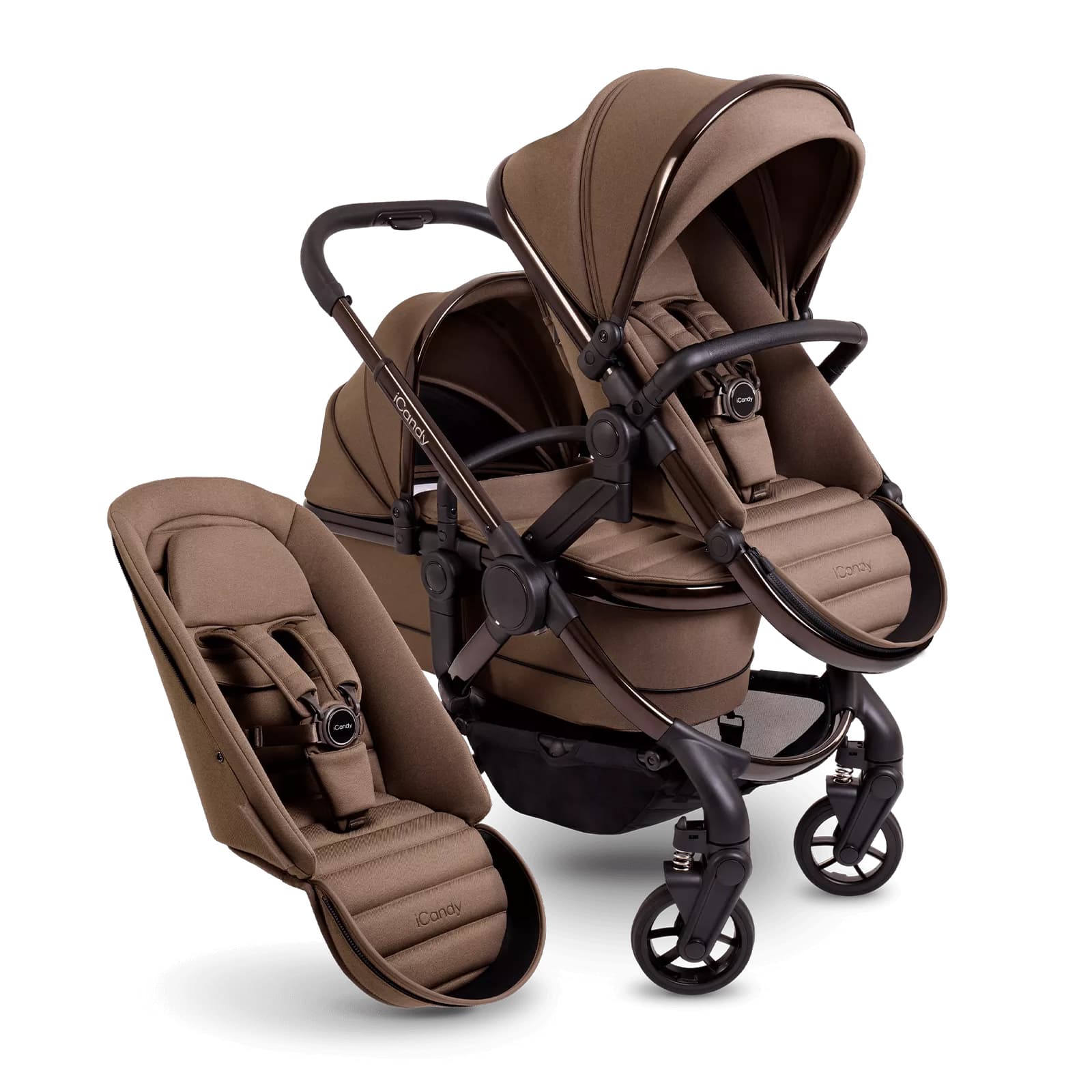 iCandy Peach 7 Pushchair & Carrycot Travel System - Double - Coco