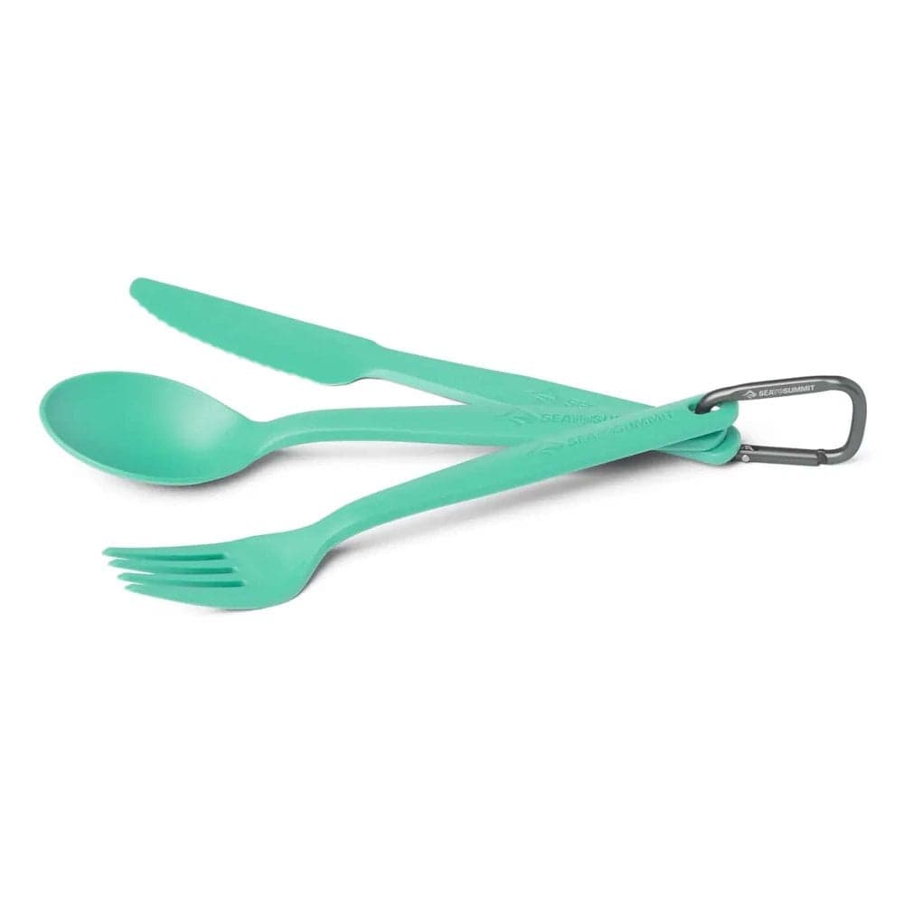 Sea to Summit Camp Cutlery Set - 3pc: Light Green Colour: Light Green