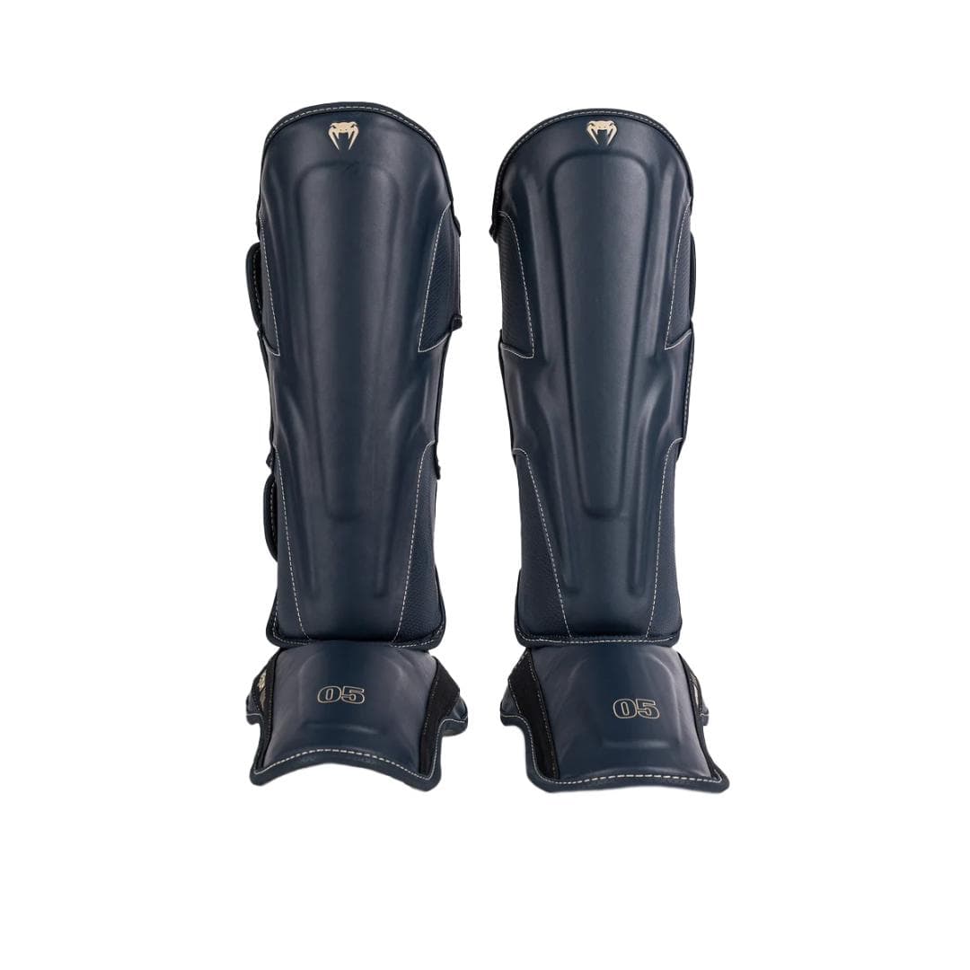 Venum Impact Evo Shin Guards - Icy Blue Large