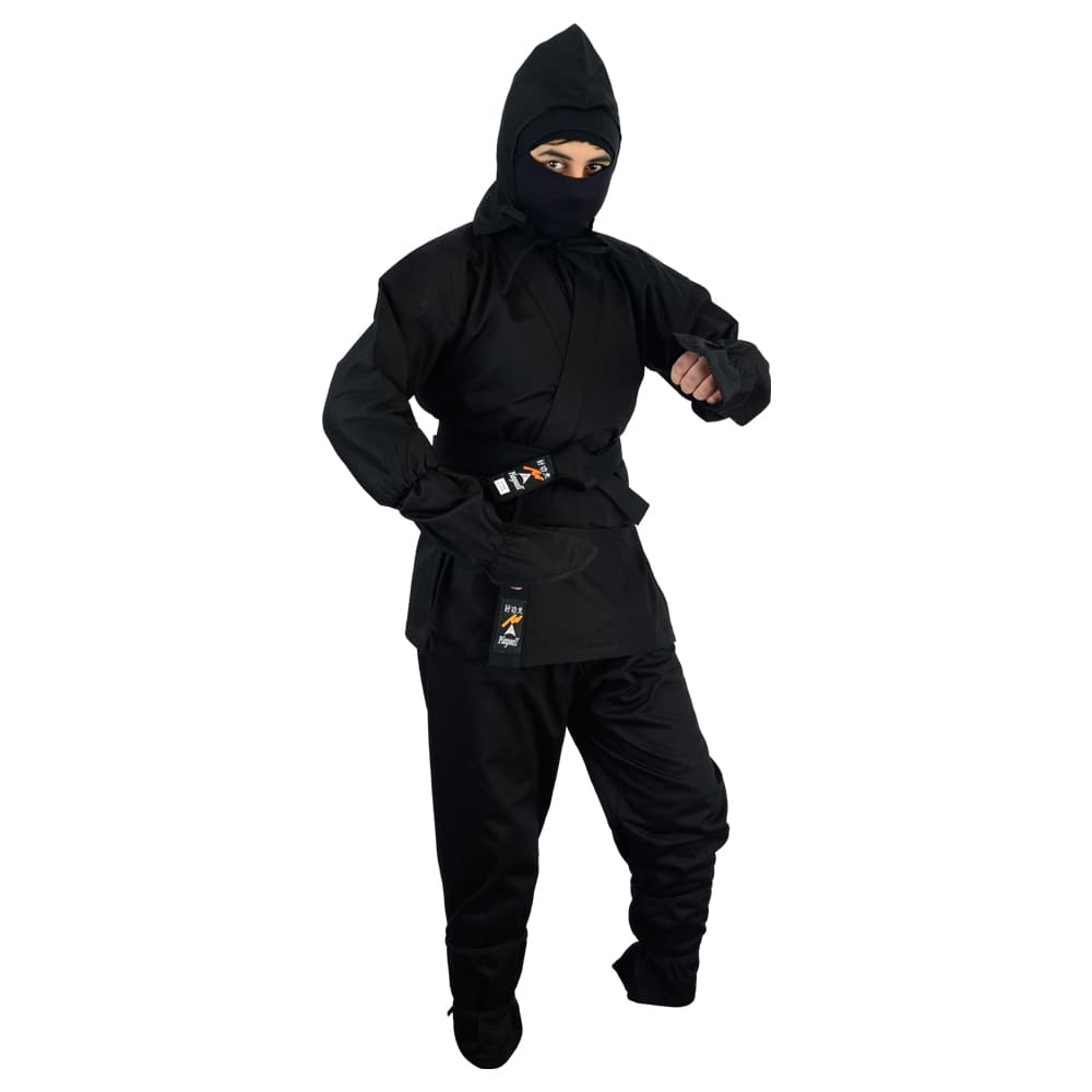Kids Ninja Suit - Black 10oz 1/140cm