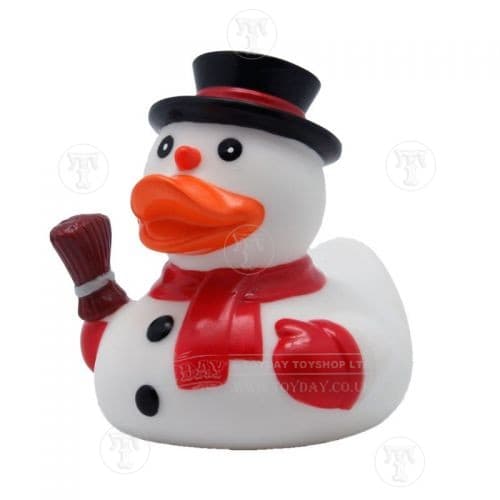 Snowman Rubber Duck