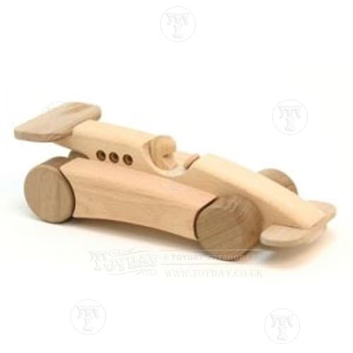Wooden Formula One Racing Car