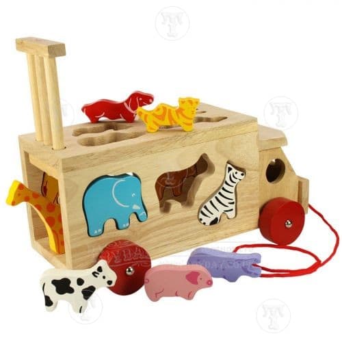 Safari Animal Shape Sorting Truck