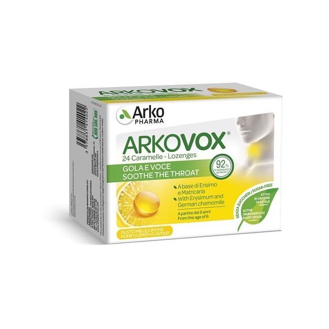 Arkopharma - ARKOVOX MIELE/LIMONE 24 CARAMELLE