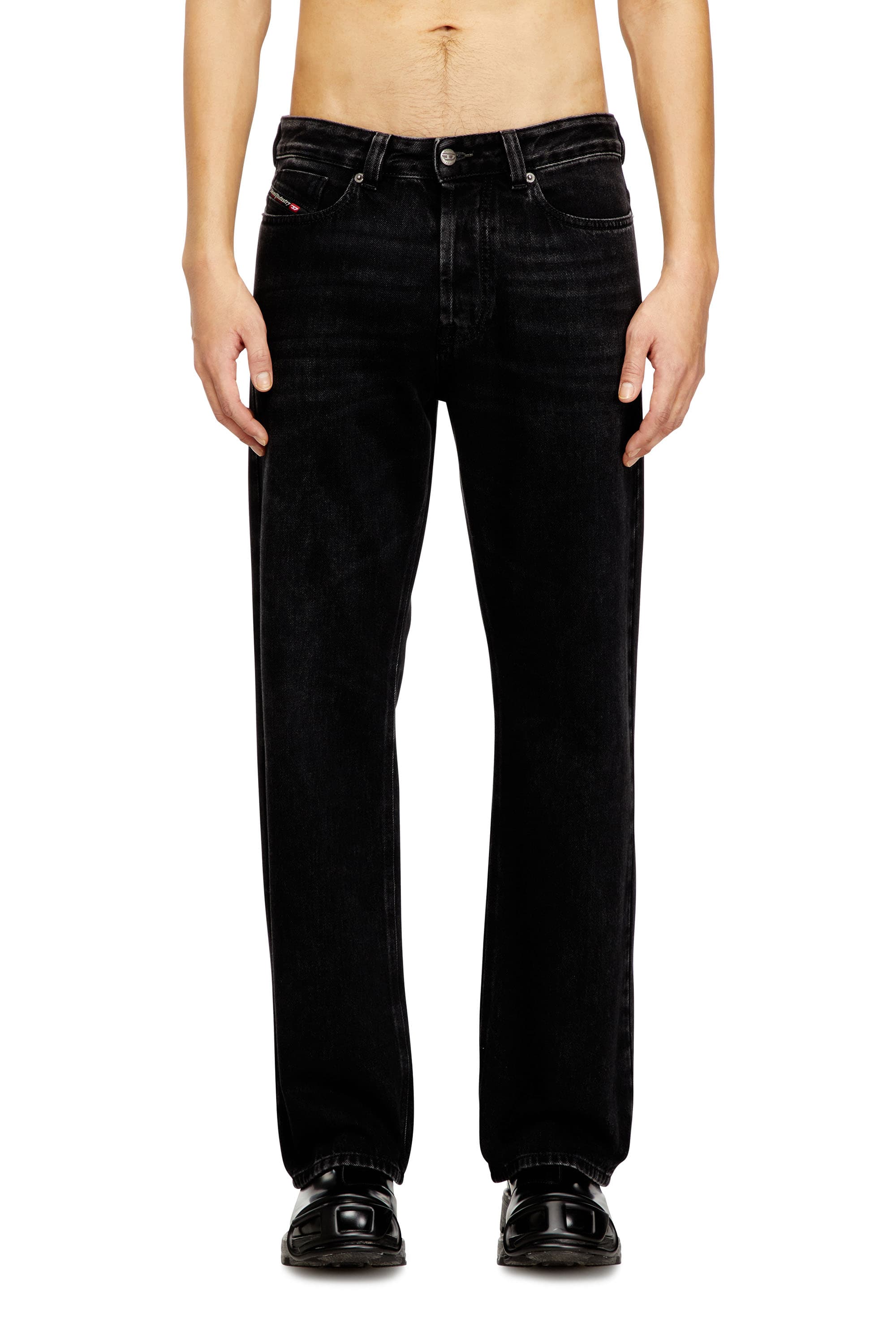 Diesel - Relaxed Jeans Regular Waist 1980 D-Eeper - Jeans - Man - Black