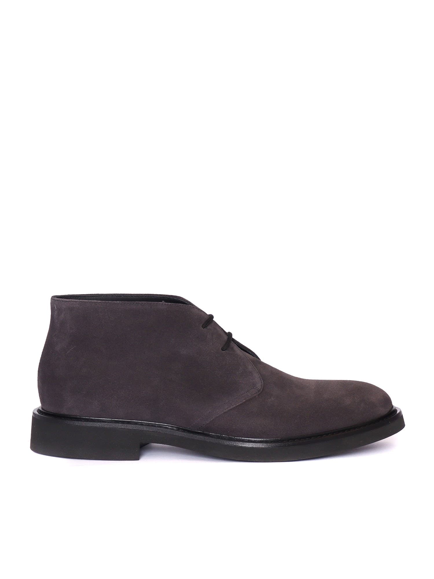 DOUCAL'S Chukka (Gm) Visone Antracite+F.Do Nero