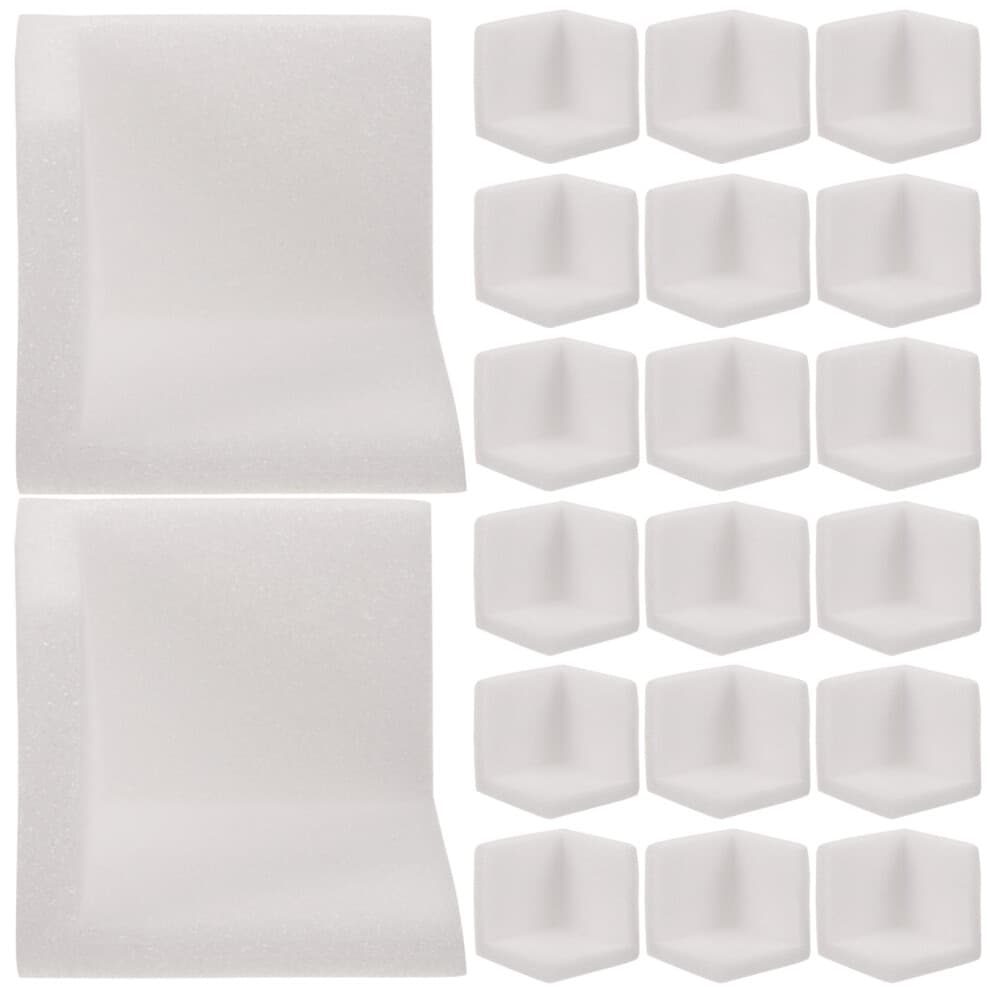 200Pcs Table Corner Protectors White Foam Cushion Safety Corner Guards