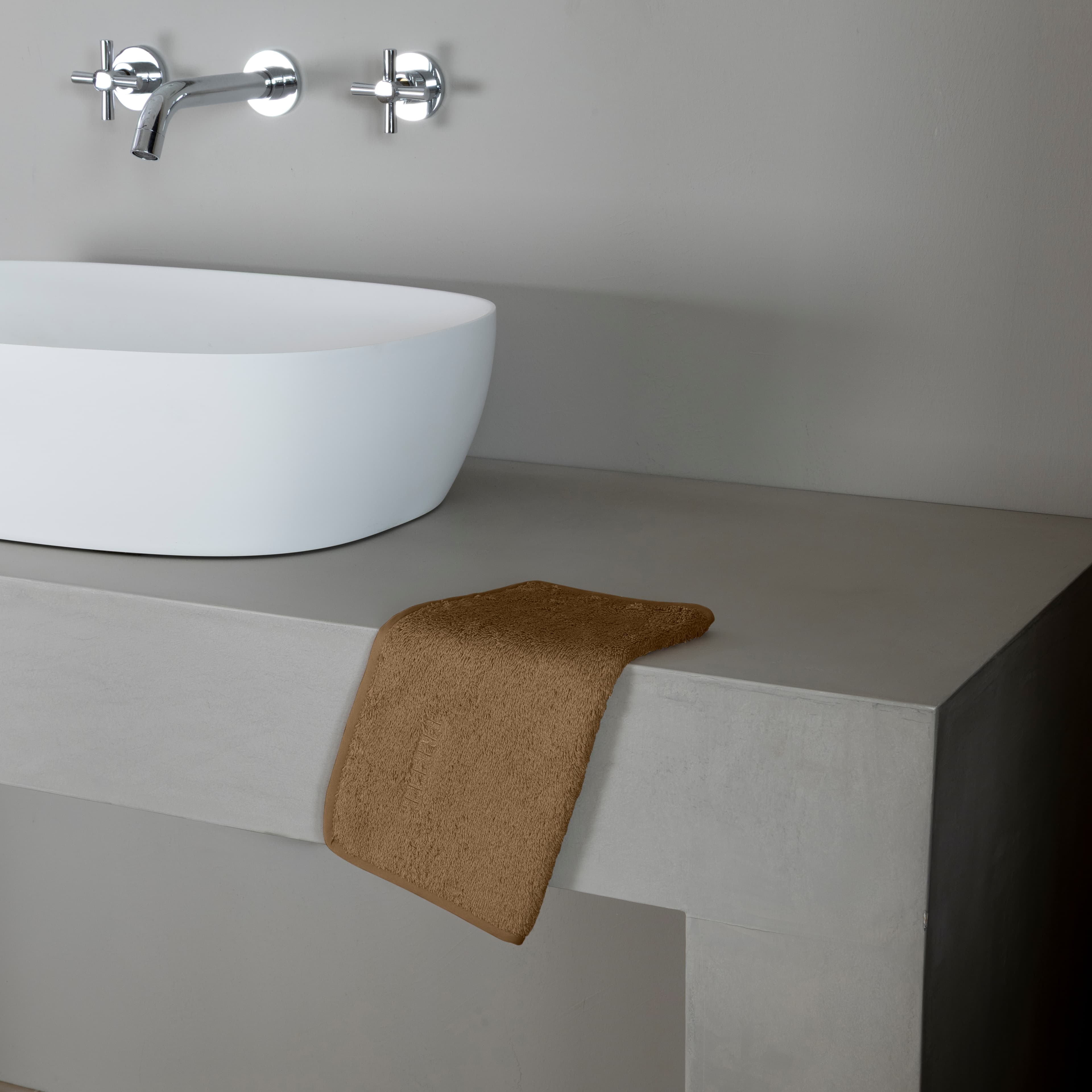Frette Unito Lavetta in Tan, Cotone | Made in Italy