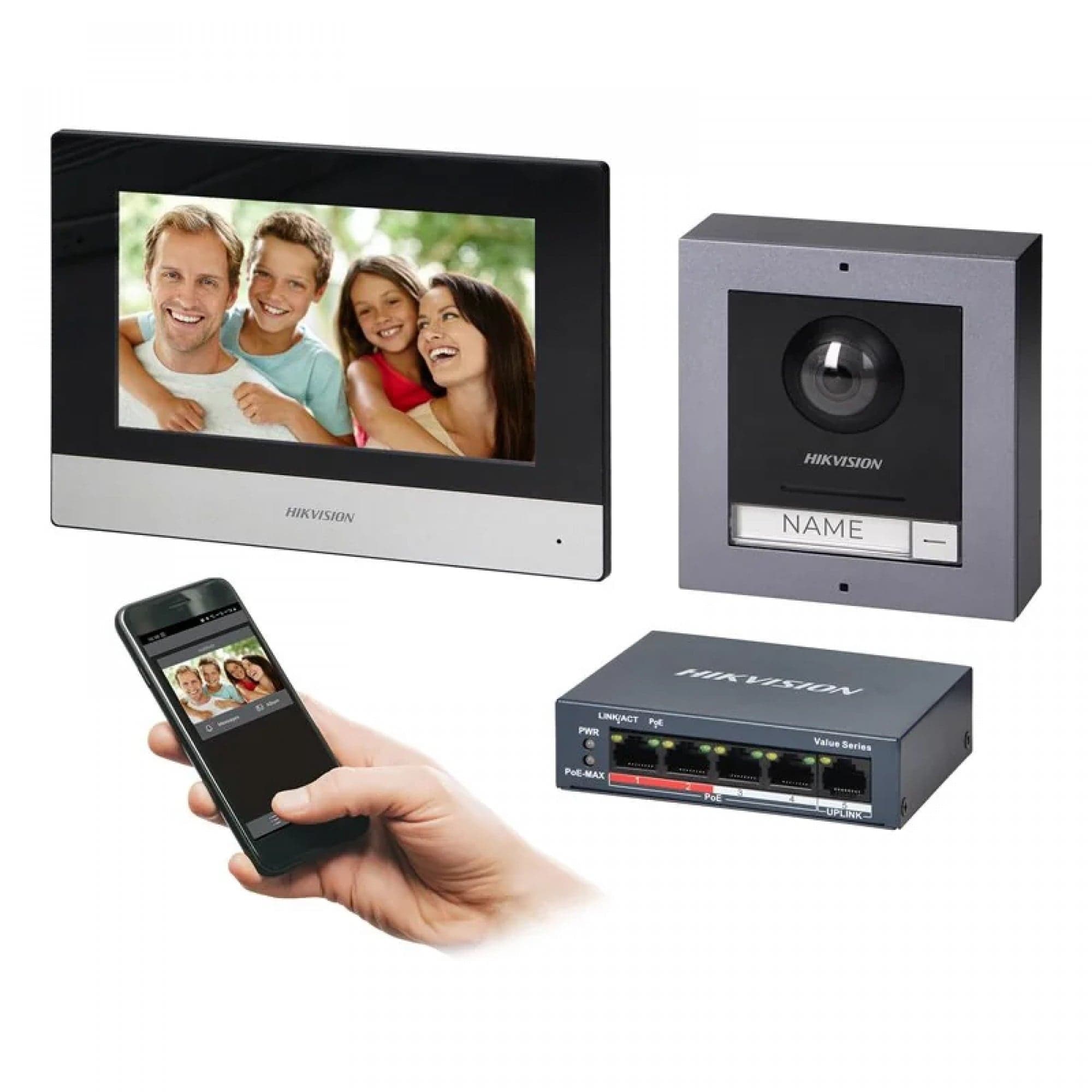 Hikvision DS-KIS602(B) Video Intercom KIT DS-KIS602(B)