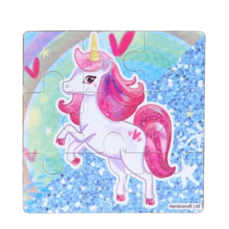 Fun Toys Unicorn Jigsaw Wooden Puzzle Assorted 11 cm â 1 Pc