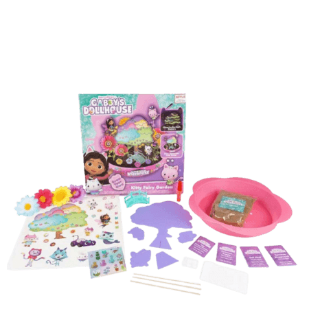 Gabbyâs Dollhouse Grow Your Own Kitty Fairy Garden Kit