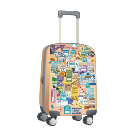 Walplus Decoration stickers - Classic luggage stickers