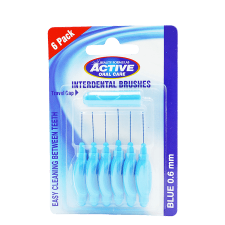 Beauty Formulas Interdental Brushes 0 6mm - 6 pcs