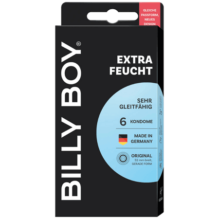Billi Boy Extra Feucht Lubricated Condoms – 6pcs