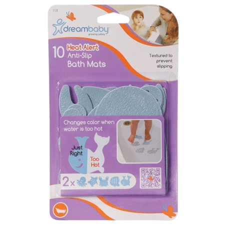 Dreambaby Heat Alert Non Slip Bath Mats – 10 pcs