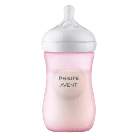 Philips Avent Natural Response 1+ Months Baby Feeding Pink Bottle – 260 ml