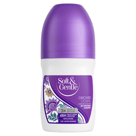 Soft & Gentle Orchid Desire Antiperspirant Deodorant Roll On - 50 ml