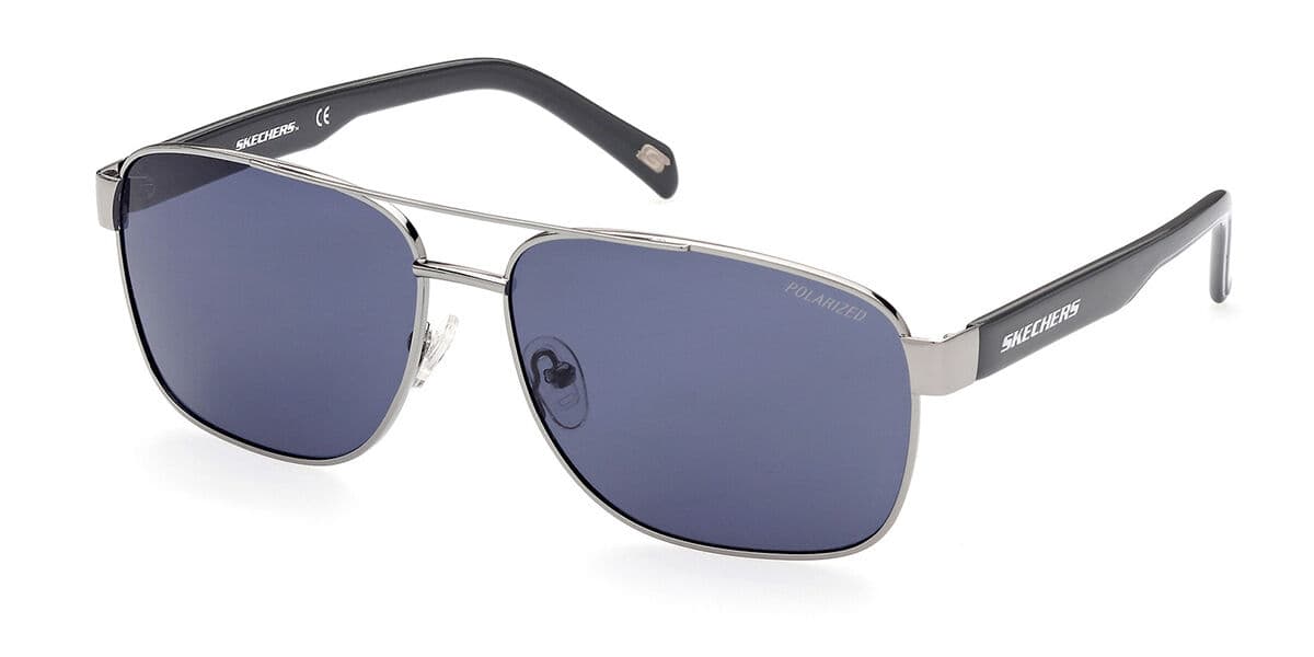 Skechers SE6160 Polarized 08V Men's Sunglasses Gunmetal Size 63