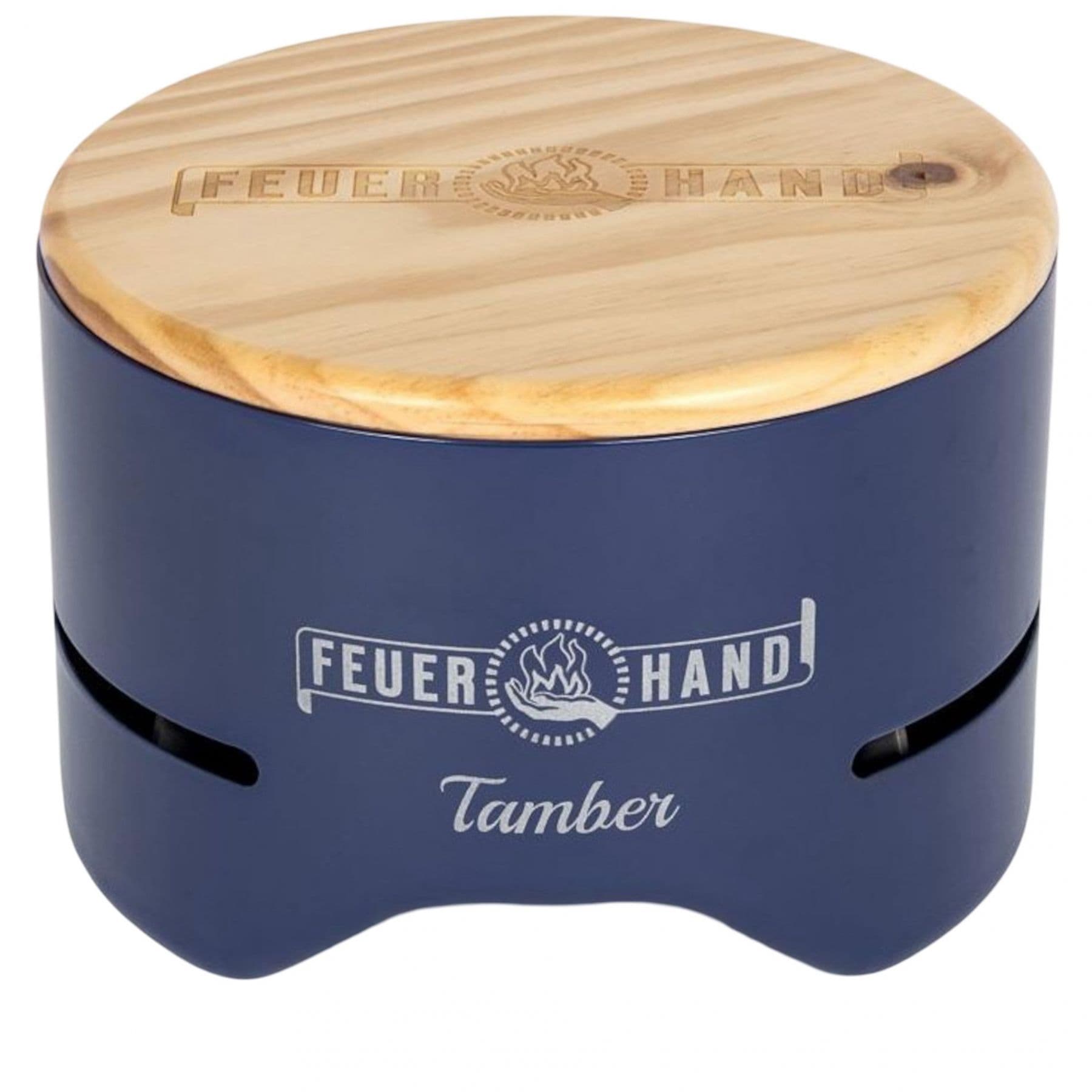 Feuerhand Table Top grill Tamber, table grill, cobalt blue