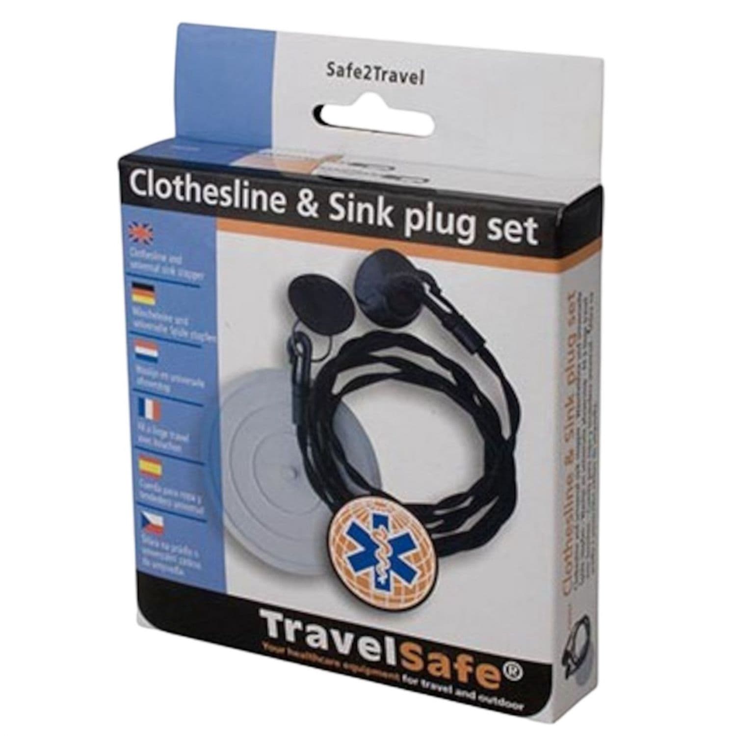 TravelSafe Elastic clothesline, 1.5 meters