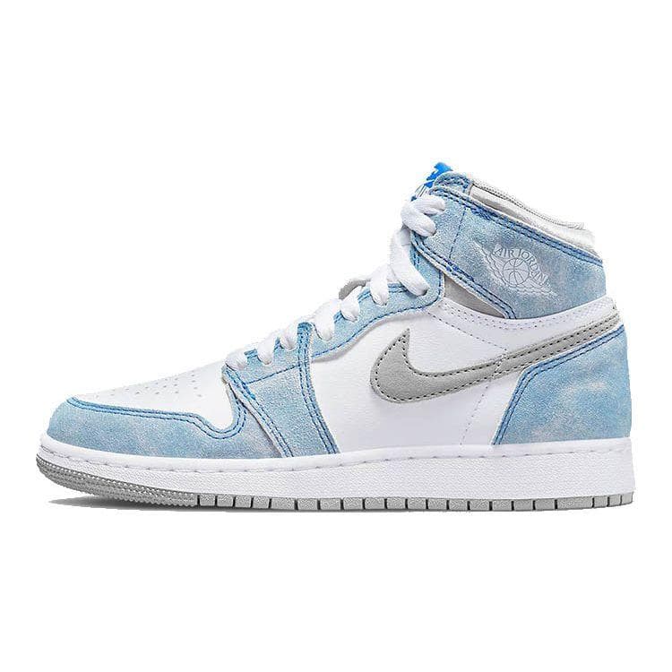 Air Jordan 1 Retro High OG GS Hyper Royal Kids Sneakers Blue Light-Smoke-Grey White 575441-402 cm