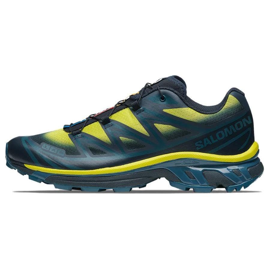 Salomon Xt-6 Comfortable Low-Top Trail Running Shoes Unisex sneaker Blue Yellow 474404 cm